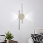 Bruine design wandlamp aluminium, Vixa, 20W, 3000K LED