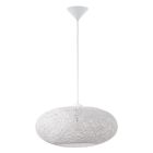 Witte design hanglamp kunststof, Hero
