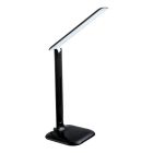 Zwarte design bureaulamp kunststof, Ayman, 3W, warm tot koud wit verstelbare LED, met touchdimmer