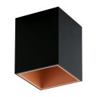 Koperen moderne plafonnière aluminium, Dahne, 3W, 3000K LED