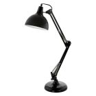 Zwarte industriële bureaulamp metaal, Josha, met schakelaar