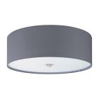 Grijze moderne plafondlamp stof, Abano