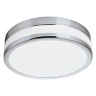 Chromen plafondlamp glas, Anand, 11W, 3000K LED, IP44