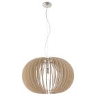 Landelijke hanglamp hout, Kiran, 70 cm