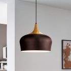 Bruine moderne hanglamp metaal, Annemarije