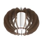 Bruine landelijke plafondlamp hout, Kiran