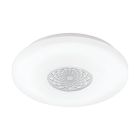 Witte moderne plafondlamp kunststof, Carmela, 24W, 3000K LED