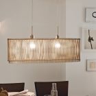 Landelijke hanglamp hout, Berry