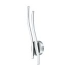Chromen moderne wandlamp, Yorian, aluminium, 5w 3000K (warm wit) LED