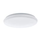 Witte plafondlamp met sensor staal, Patryk, 12W, 3000K LED