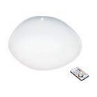 Witte plafonniere Tyrell, staal, met verstelbare lichtkleur