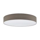 Taupe moderne plafondlamp metaal, Abano