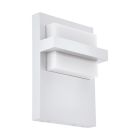 Witte moderne buitenlamp, Nicol, aluminium, 10w 3000K (warm wit) LED