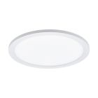 Witte plafonniere Ericus, aluminium, met verstelbare lichtkleur
