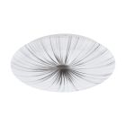 Witte plafonniere Josta, staal, 24w 3000K (warm wit) LED