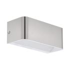 Nikkelen wandlamp Tjalle, aluminium, 10w 3000K (warm wit) LED