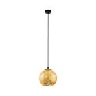 Gouden design hanglamp glas, Gaston