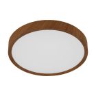Bruine moderne plafonniere, Jouk, kunststof, 16w 3000K (warm wit) LED