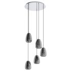Design hanglamp rookglas, Fredericus
