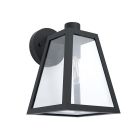 Zwarte moderne buitenlamp, Laurens, aluminium, IP44