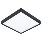 Zwarte plafondlamp Pascale, staal, 20w 4000K (wit) LED