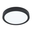 Zwarte plafondlamp Pascale, staal, 16w 3000K (warm wit) LED