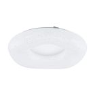 Witte plafonniere Ziya, staal, met verstelbare lichtkleur