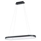 Zwarte moderne hanglamp kunststof, Maira, 30W, 3000K LED
