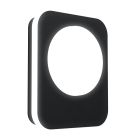 Zwarte moderne buitenlamp, Luut, aluminium, 9w 3000K (warm wit) LED