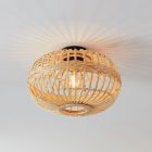 Bruine landelijke plafonnière hout, Firenze