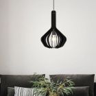 Houten hanglamp zwart, Kenney