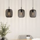 Zwarte industriële hanglamp aluminium, Pietro