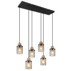 Moderne hanglamp rookglas, Resa