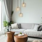 Bruine industriële hanglamp metaal, Abubakar