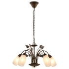 Roestkleurige klassieke hanglamp metaal, Vicara