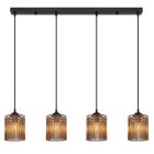 Grijze design eettafel hanglamp acryl, Marthijn