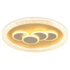 Gouden design plafonnière acryl, Lynsey, 40W, 3000K LED