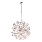 Design hanglamp Teake, chroom, metaal