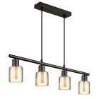 Zwarte design hanglamp metaal, Vishnu