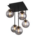 Design plafondlamp rookglas, Ouahiba