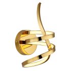 Gouden design wandlamp aluminium, Mouhsine, 18W, 3000K LED