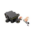 Waterdichte 4-weg kabelkoppeling, met Wago plug binnenin, IP68