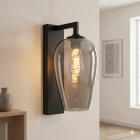 Design wandlamp grijs, Andy