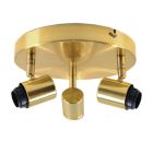 Aluminium plafondfitting goud, Rika