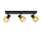 Gele plafondspot Emado, metaal, industrieel, 3L