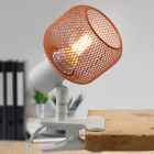 Oranje klemspot Emado, metaal, industrieel