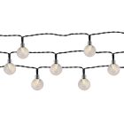 Solar snoer tuinverlichting 30 LED warm wit