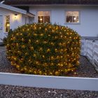 Buxus bol verlichting, 120 cm, warm wit, IP44