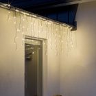 9 meter koppelbare ijspegelverlichting, 70 cm hoog, warm wit, IP44, Basic