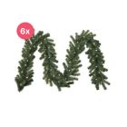 6x 270 cm guirlande, 30 cm dik, 50 leds, koppelbaar